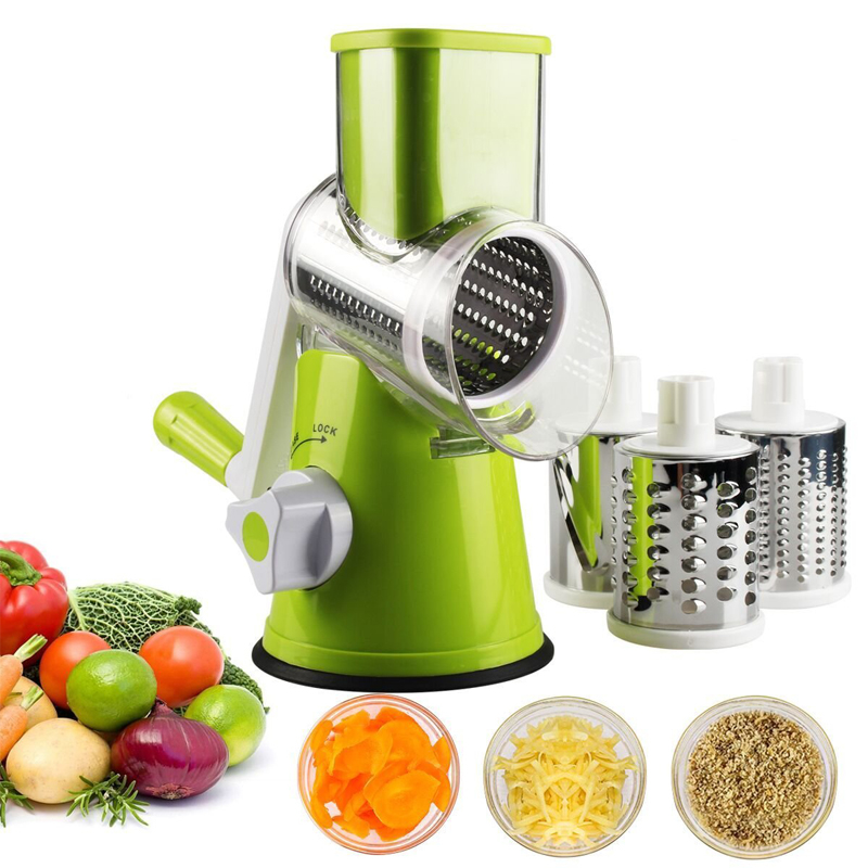 Cheese Grater Box - Lmetjma Manual Rotary Sayuran Slicer Cutter