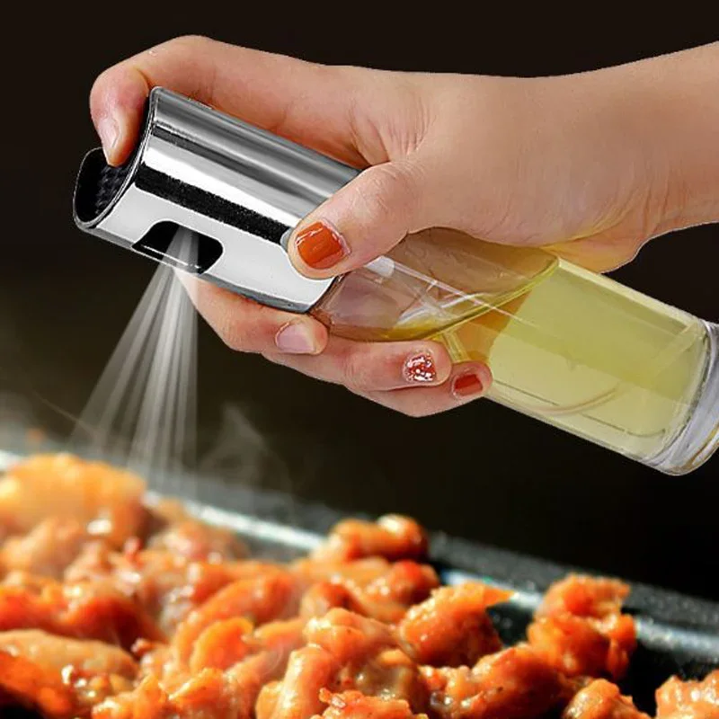 Kitchen Gadgets Oil Spray - Botol Semprot Minyak Zaitun Stainless Steel