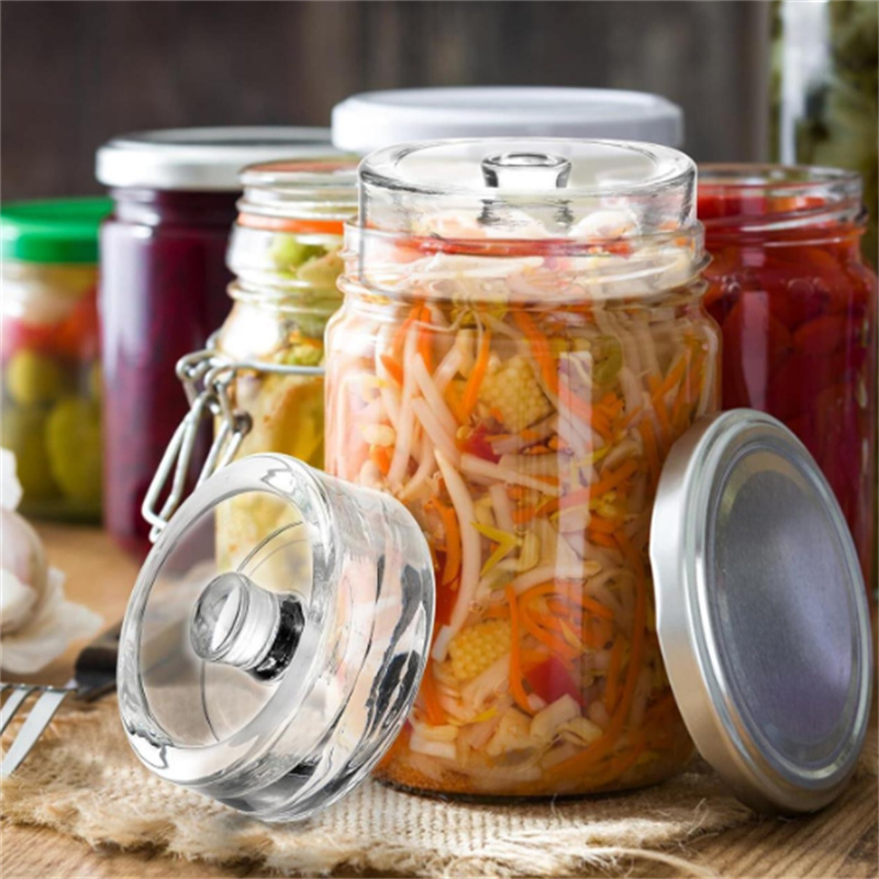 Kitchen Gadgets Design - 1 Buah Pemberat Fermentasi Kaca Transparan