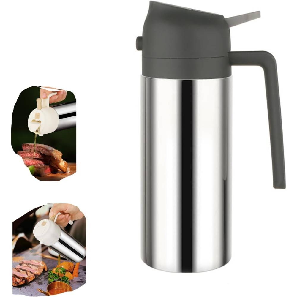 Kitchen Gadgets Oil Spray - Dispenser Minyak Dua-dalam-Satu, Botol Semprot Minyak
