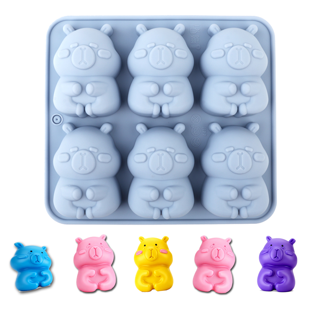 Kitchen Gadgets Design - 1 Cetakan Kue Silikon Berbentuk Capybara