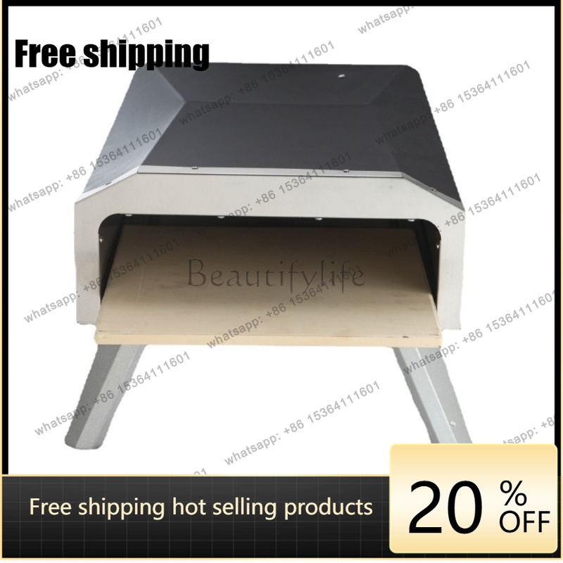 Pizza Stone Baking - Oven pizza gas dua lapis Zj.12