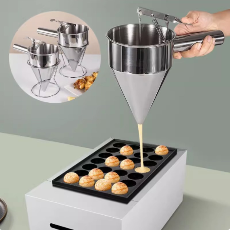 Kitchen Gadgets Design - Dispenser Corong Cairan Stainless Steel 600/1200ML,