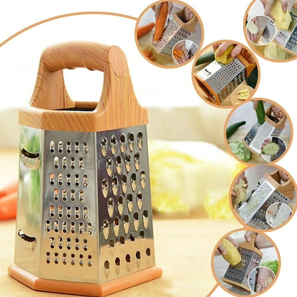 Cheese Grater Box - Parutan Kotak Sayuran Multifungsi Baja Tahan