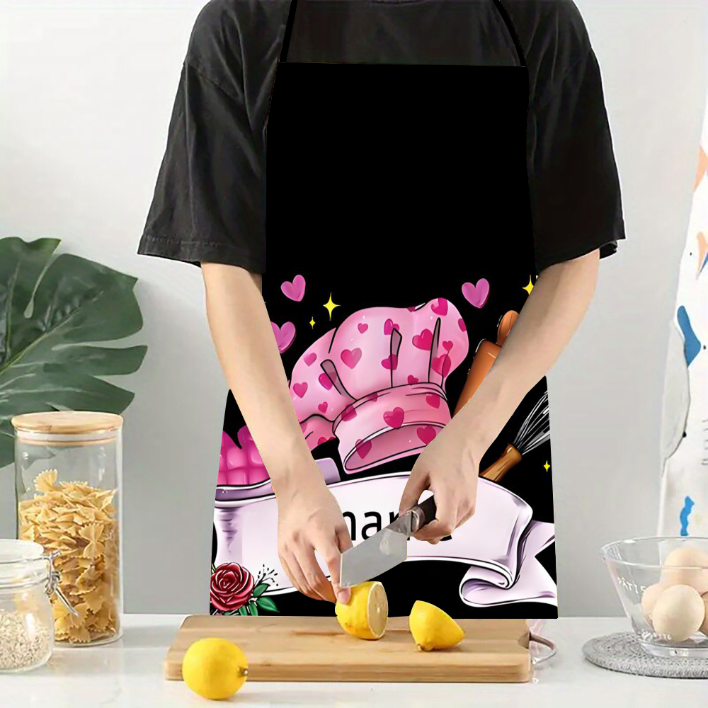 Celemek Personalisasi Teks Nam - Kitchen Gadgets Name ulasan dan harga