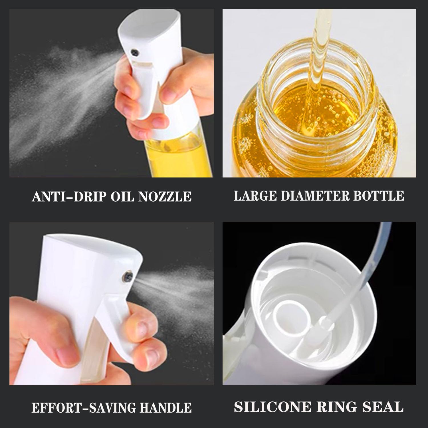 Botol Semprot Minyak 200/300/m - Kitchen Gadgets Oil Spray ulasan dan harga