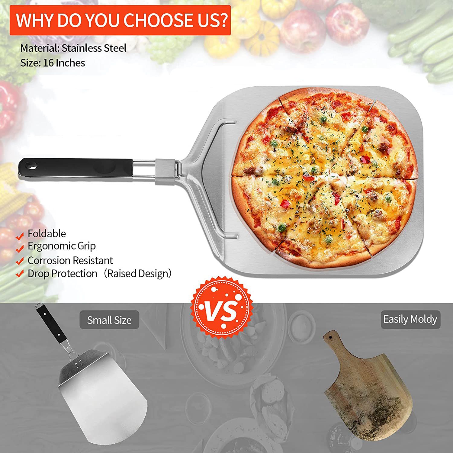 WSFS! Kupas Pizza Aluminium Li - Pizza Stone Baking ulasan dan harga