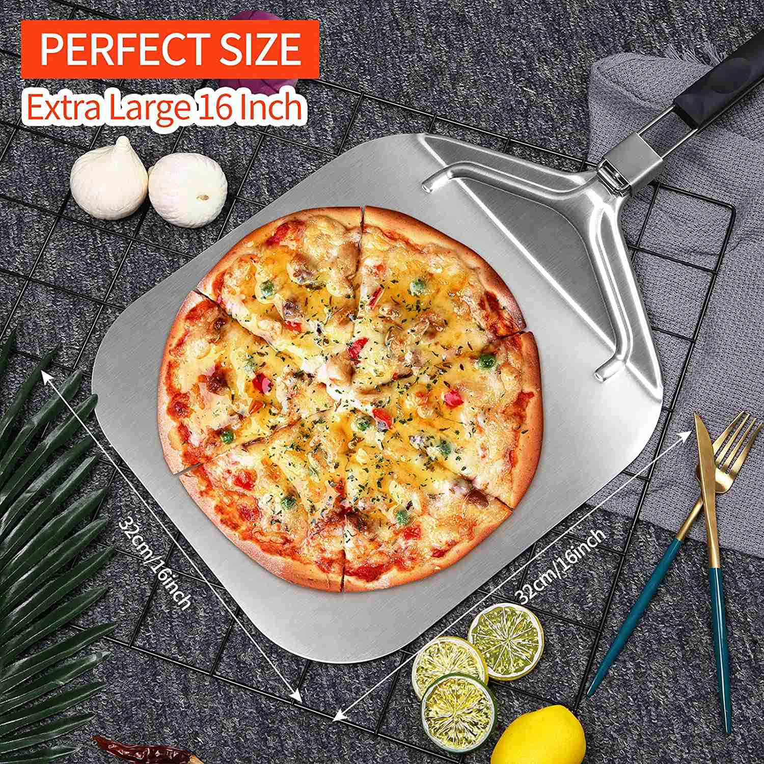 WSFS! Kupas Pizza Aluminium Li - Pizza Stone Baking ulasan dan harga