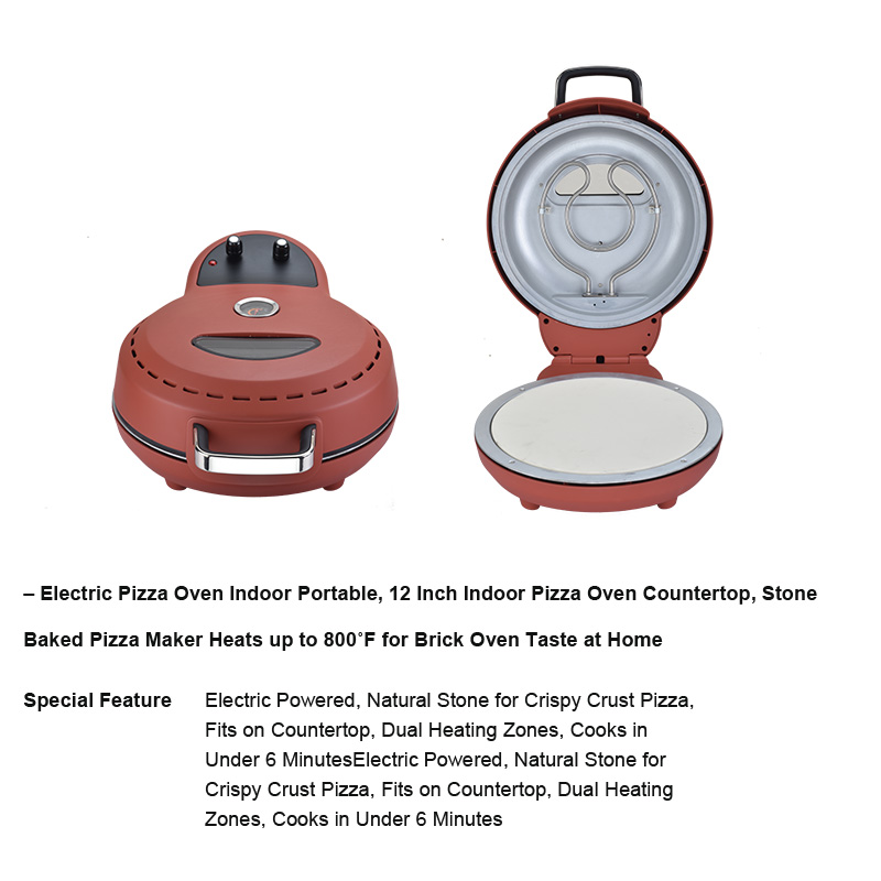 Oven Pizza Listrik Portabel In - Pizza Stone Baking ulasan dan harga