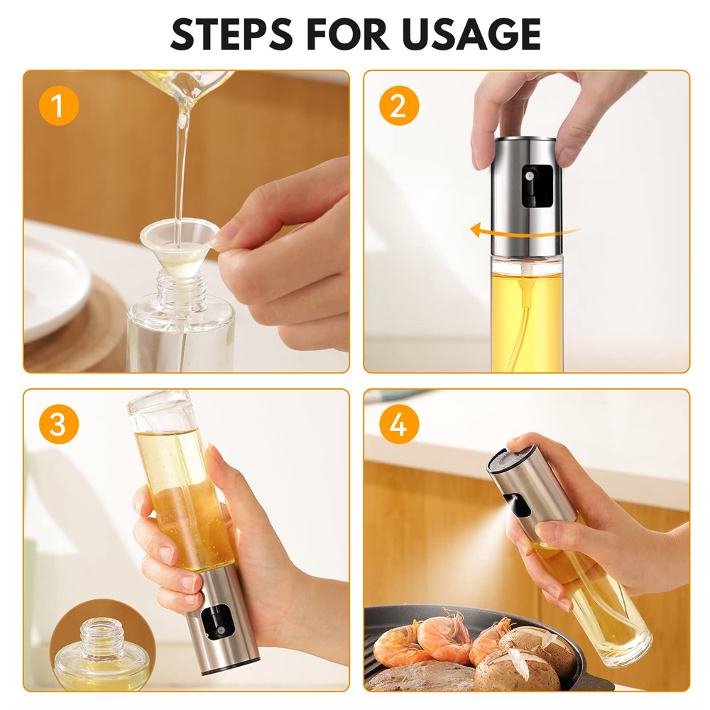 Botol Semprot Minyak Kaca untu - Kitchen Gadgets Oil Spray ulasan dan harga