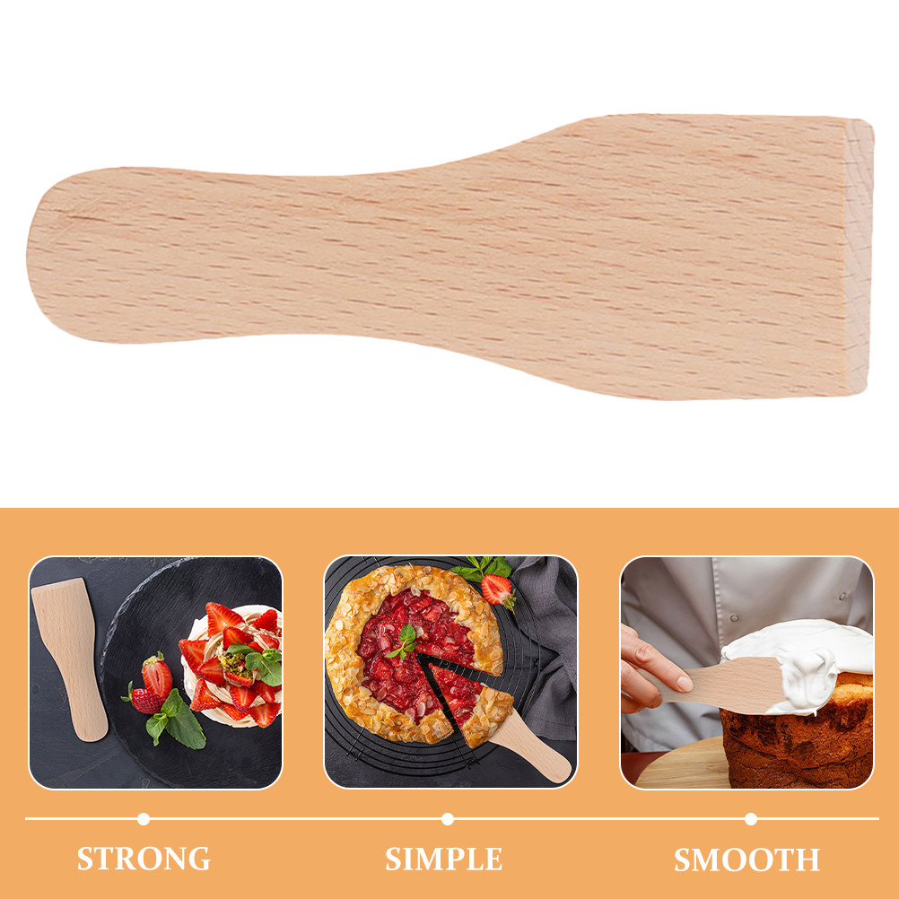 3Pcs Set Pengikis Kue Kayu, Sp - Pizza Stone Baking ulasan dan harga
