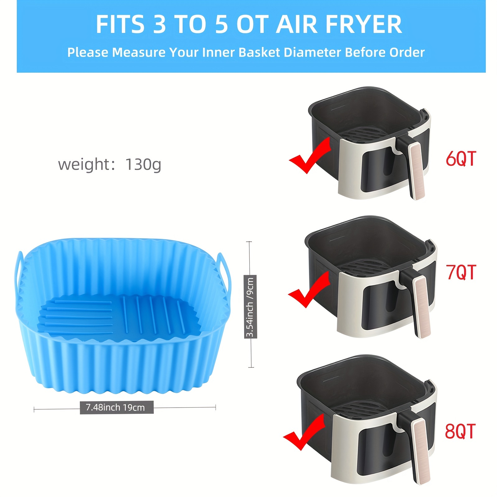 1 liner penggorengan udara sil - Kitchen Gadgets Baking ulasan dan harga