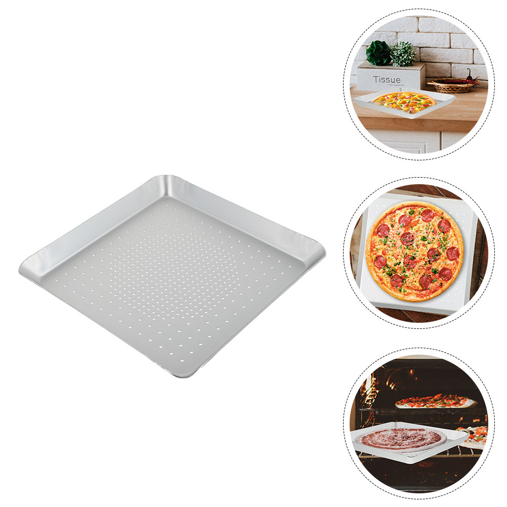 1Pcs Loyang Pizza Berlubang Ba - Pizza Stone Baking ulasan dan harga